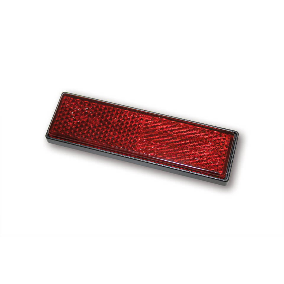 SHIN YO Reflector, rectangular with 2 x M4 threaded bolts, red, red
