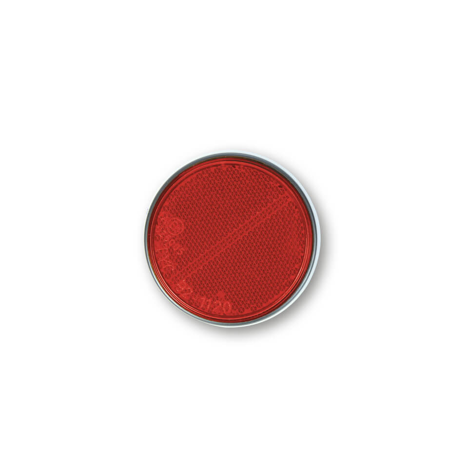 SHIN YO Reflector with self-adhesive film, red, red