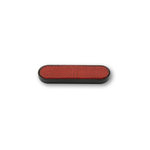 Reflector curved shape, red with self-adhesive film