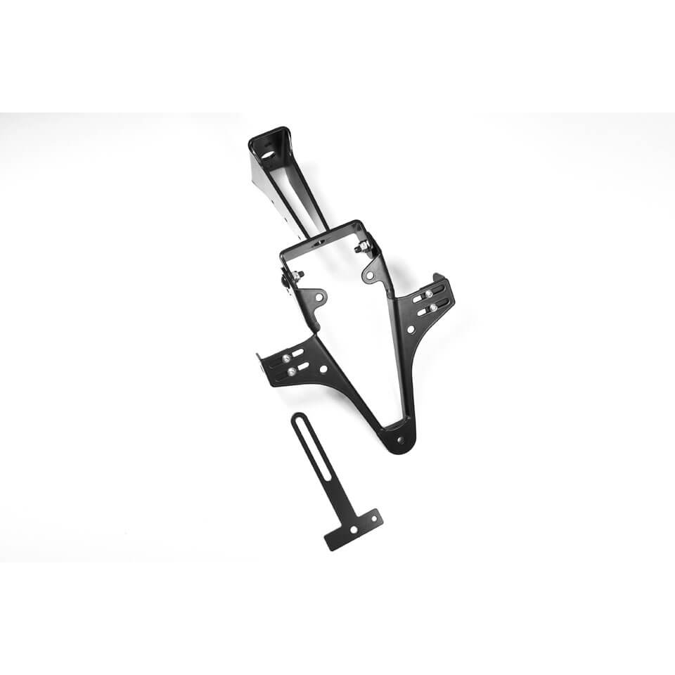 HIGHSIDER License plate holder Ducati 848 07-13 / 1098 07-08 / 1198 09-11, black, black