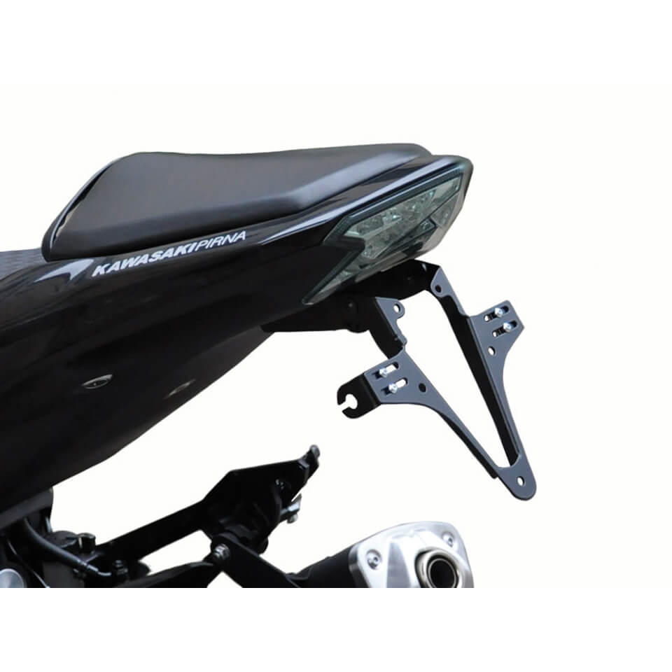 HIGHSIDER License plate holder Kawasaki Z 800 / e 13-16, black, black