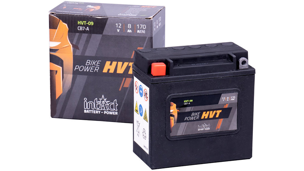 INTACT Bike Power Battery HVT CB7-A, filled and charged