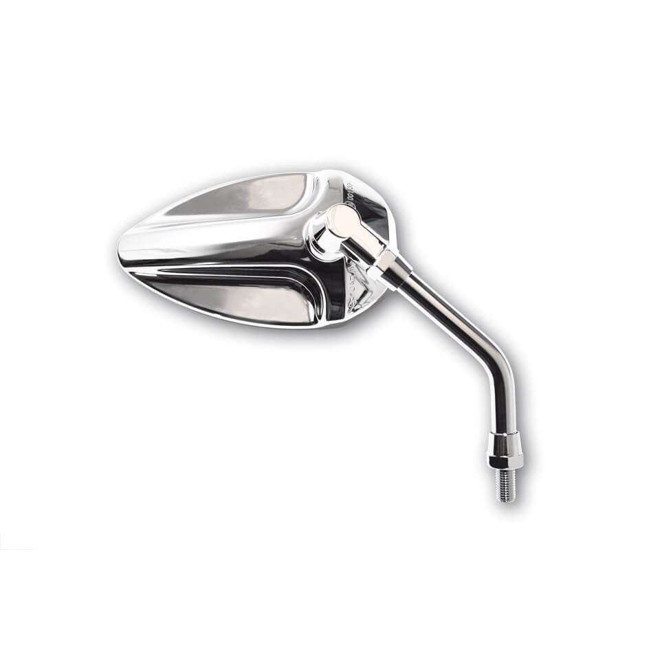 Universal mirror JACK, left/right, silver, silver