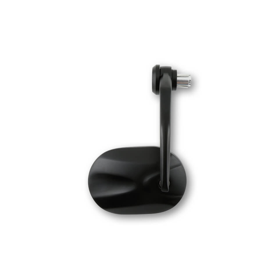 SHIN YO Handlebar end mirror LINO, black, black
