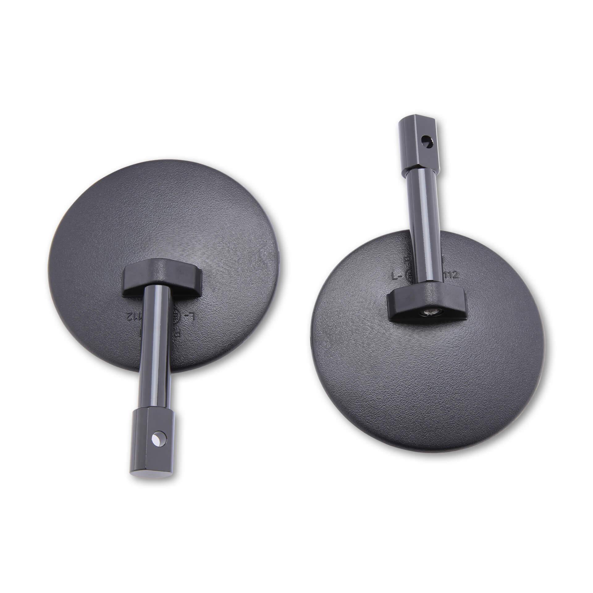 SHIN YO SUPERBIKE mirror for handlebar ends, black, black