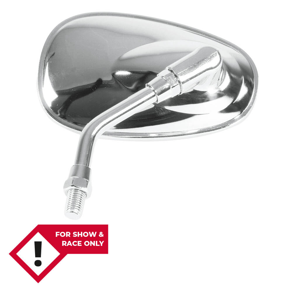 Mirror left/right, silver, silver
