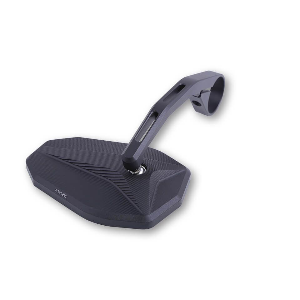 HIGHSIDER VICTORY-X handlebar end mirror, black, black