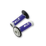 EMPuñaduras progriP 788, Cross, negro-azul-blanco, para manillar de 7/8 pulgadas, cerrado