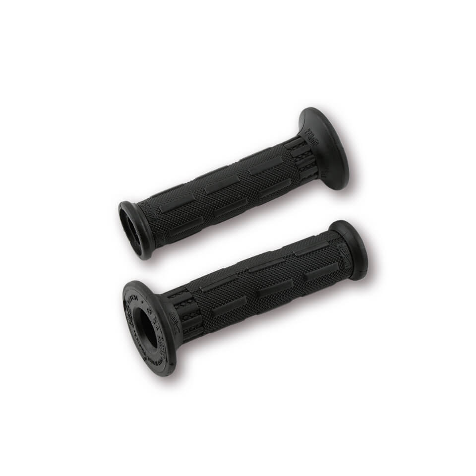 PROGRIP Handlebar grips 698, Road, black, for 7/8 inch handlebars, open end, black