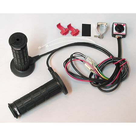 DAYTONA Corp. Heating grips ATV, black, black