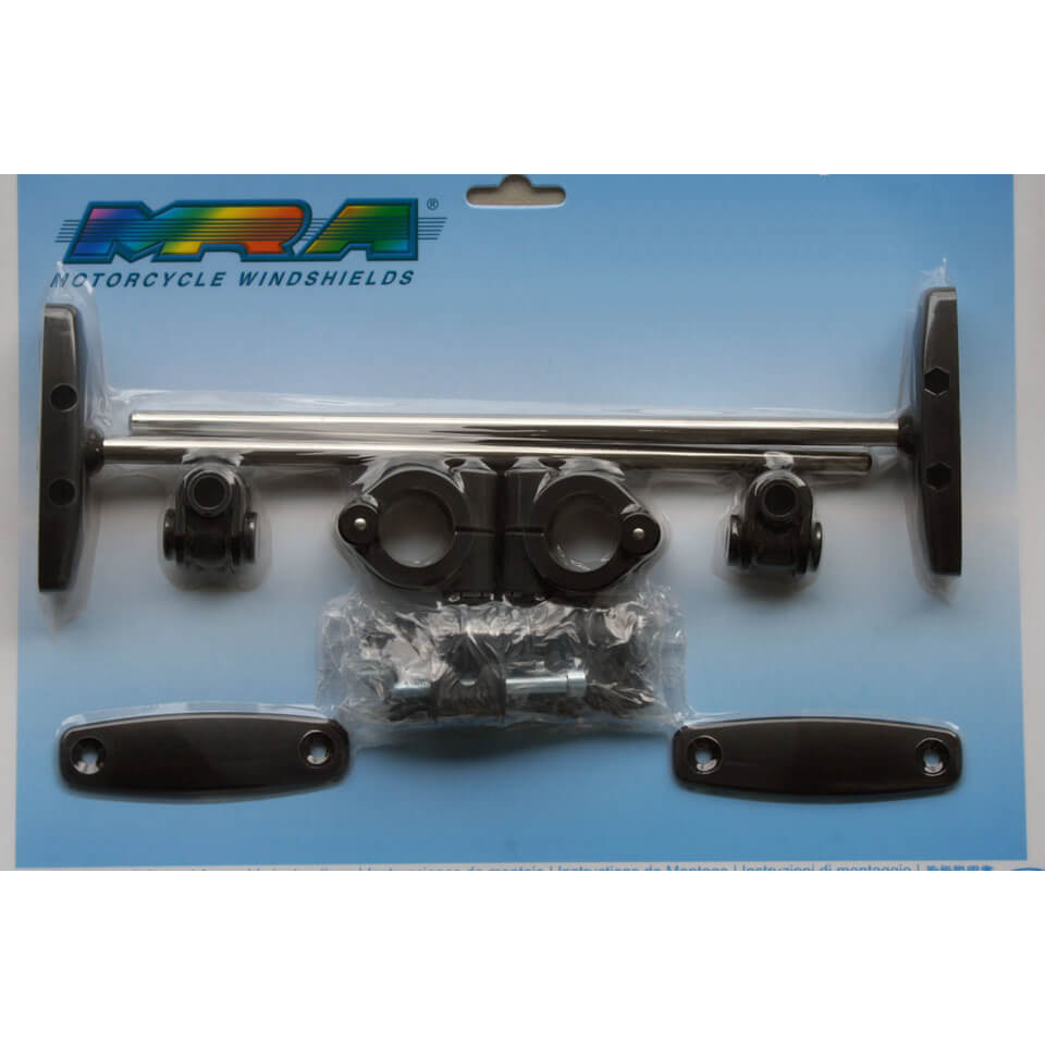 MRA HK bracket set 260MM (handlebar 22mm-25mm), black, black