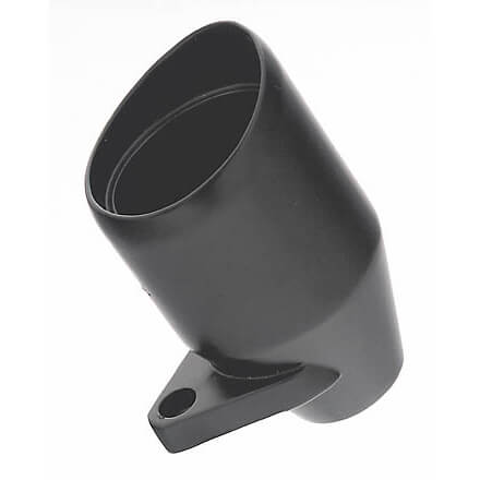 Aluminium housing for handlebar mounting, black, black