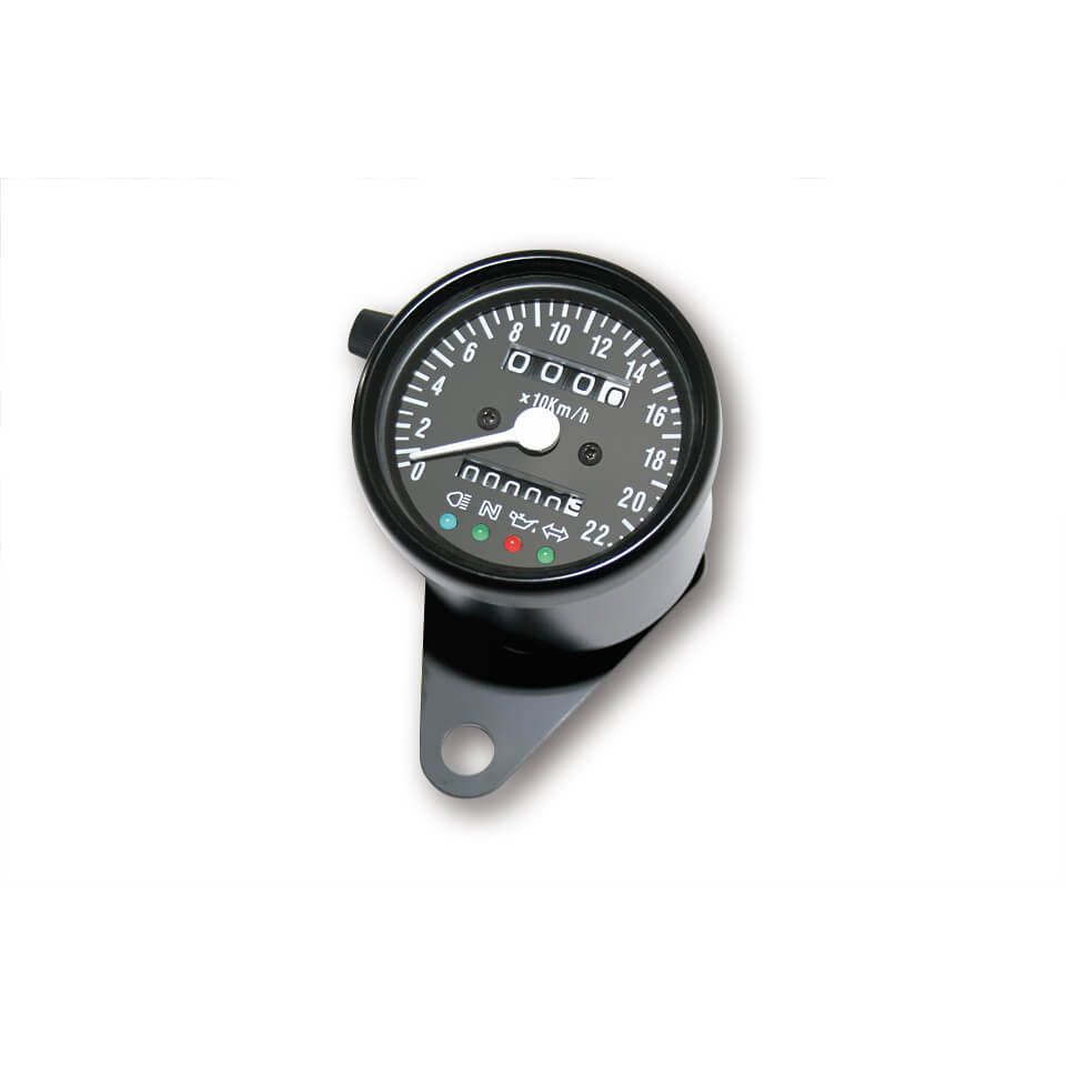 speedometer, black, black