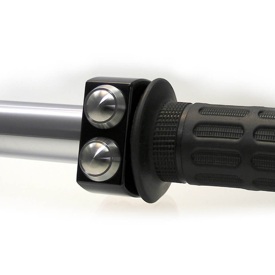 motogadget mo.switch pushbutton assembly, 1 inch, black, black