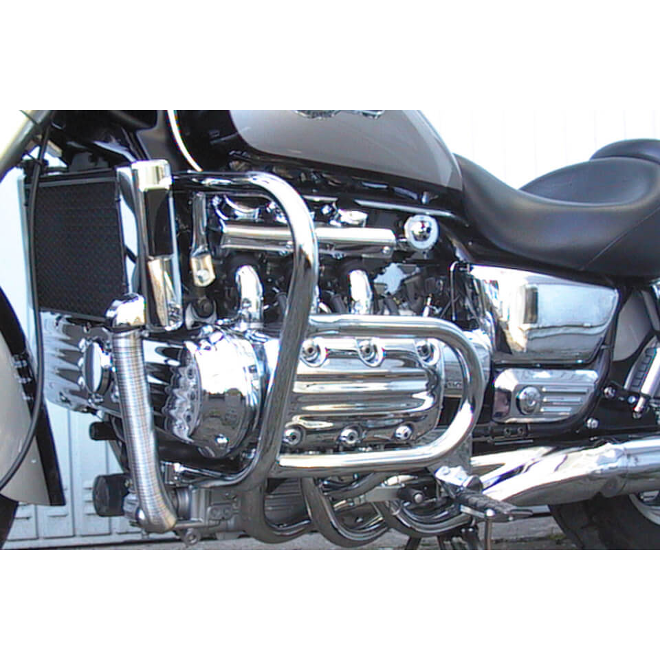 FEHLING Protection Guard, 2 pieces, with cylinder head protection, HONDA F6C, silver, silver