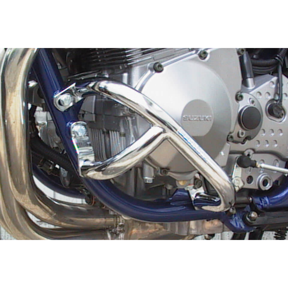 FEHLING Engine Guard, SUZUKI GSF 600 Bandit, GSX 750 Bj.98, silver, silver
