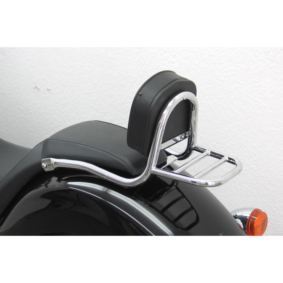 SIÈGE passager FEHLING Backrest, Sissybar, HONDA VT 1300 CX (Fury), 2010-, argent