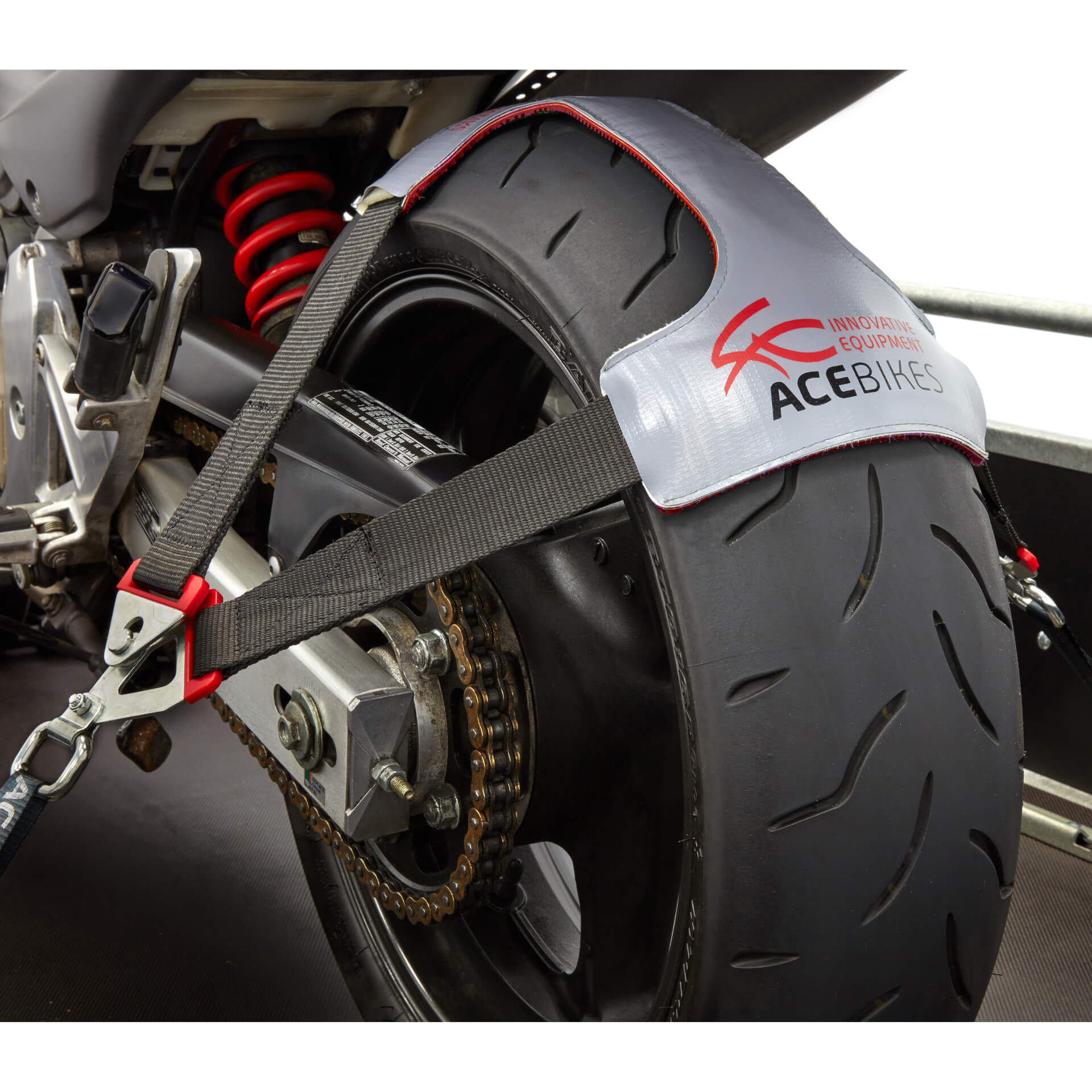 ACEBIKES Transport lock, Tyre fix BASIC, black, black