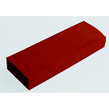 motoprofessional Replacement rubber protection for aluminium drive-on ramp, red, red