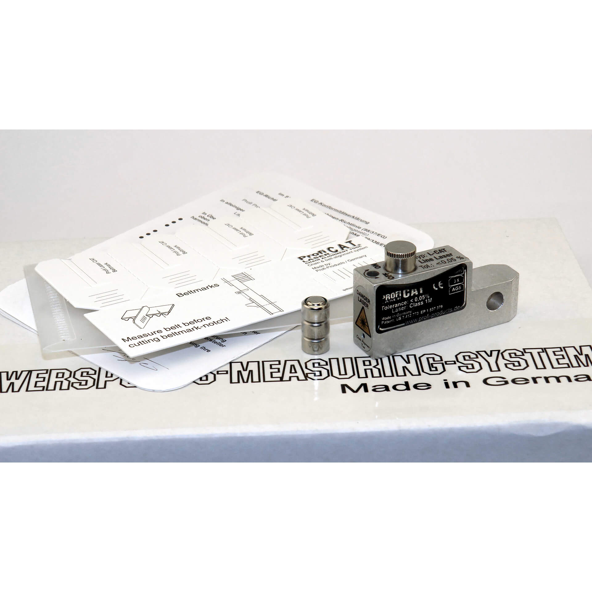 PROFI PRODUCT 12mm - L-CAT lines laser chain alignment tester