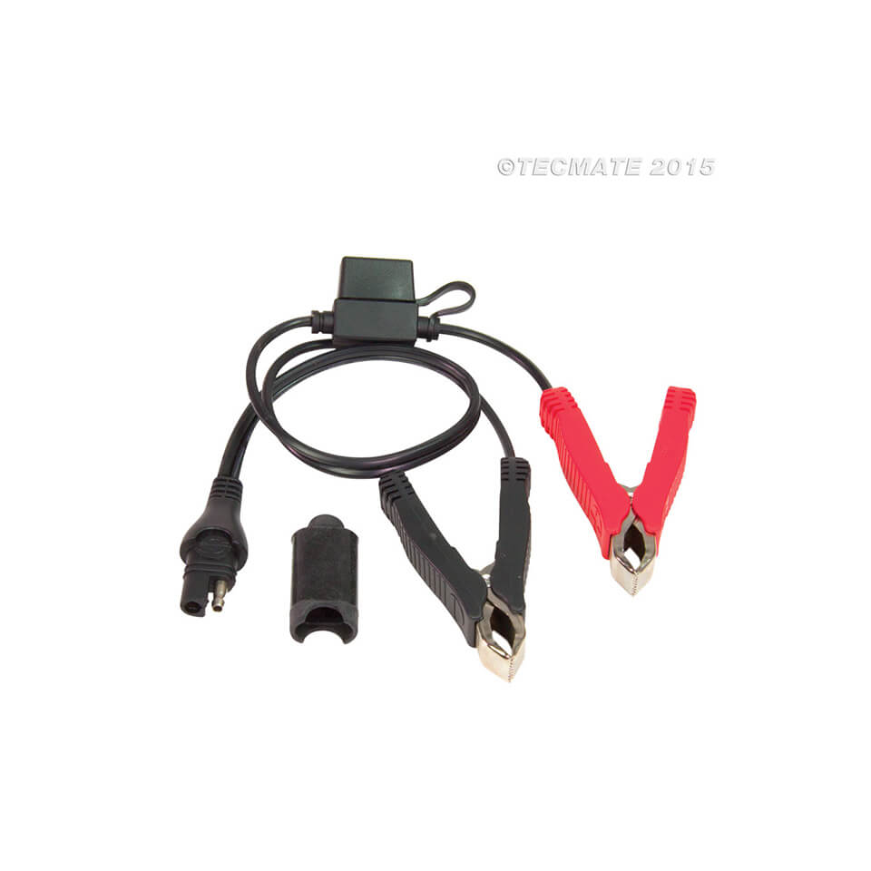 Image of OPTIMATE Clip di coccodrillo cavo batteria a SAE (n. 14)