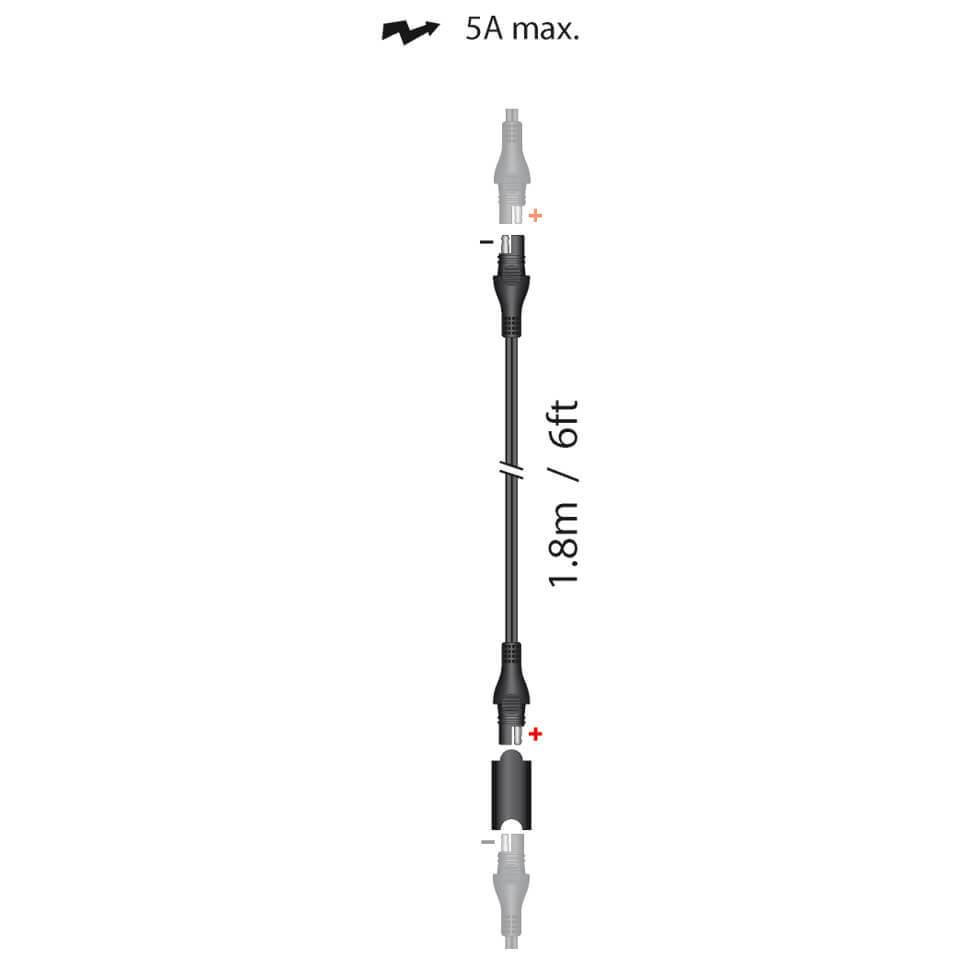 OPTIMATE Зарядка кабель расширение SAE штепсельная вилка
