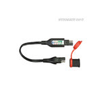 OPTIMATE Monitor de estado de la batería para el bucle en el cable de carga SAE (No.125)