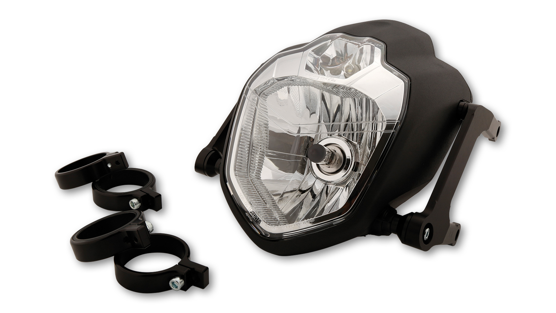 LSLアーバンヘッドライトキットストリートトリプル675 -12、ブラック