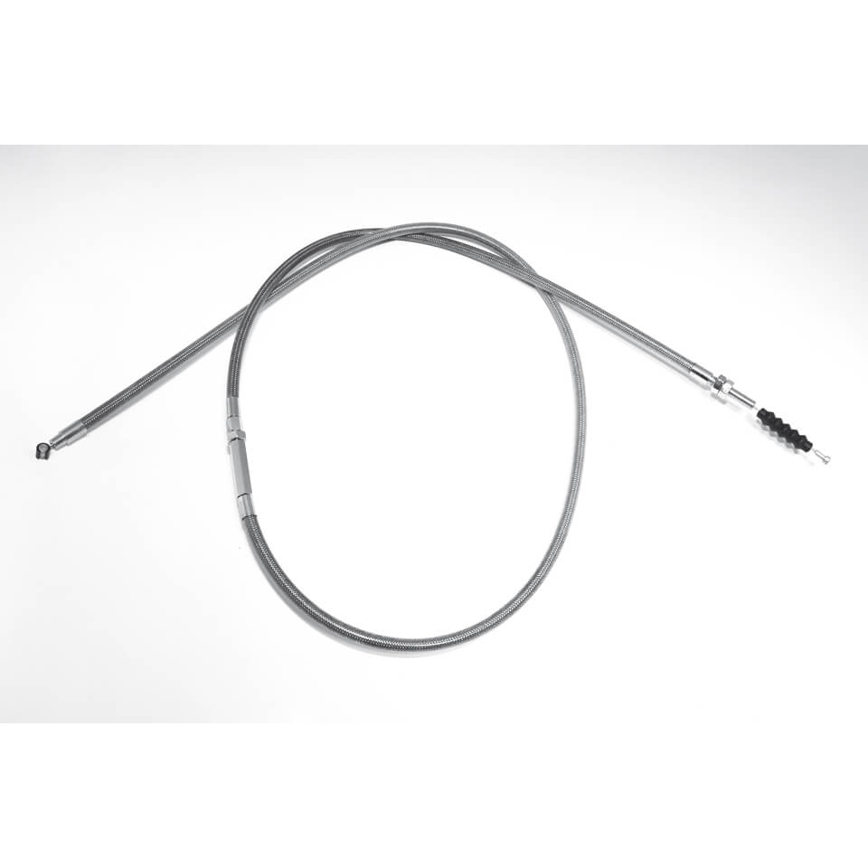 Câble d’embrayage flex en acier, KAWASAKI VN900 Classic 06-09, 150mm étendu., argent