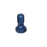 ABM Hohlschraube Alu M10 x 1,25, blau