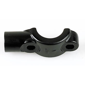 SHIN YO Clamp for brake / clutch cylinder, black, for 7/8 handlebars, black