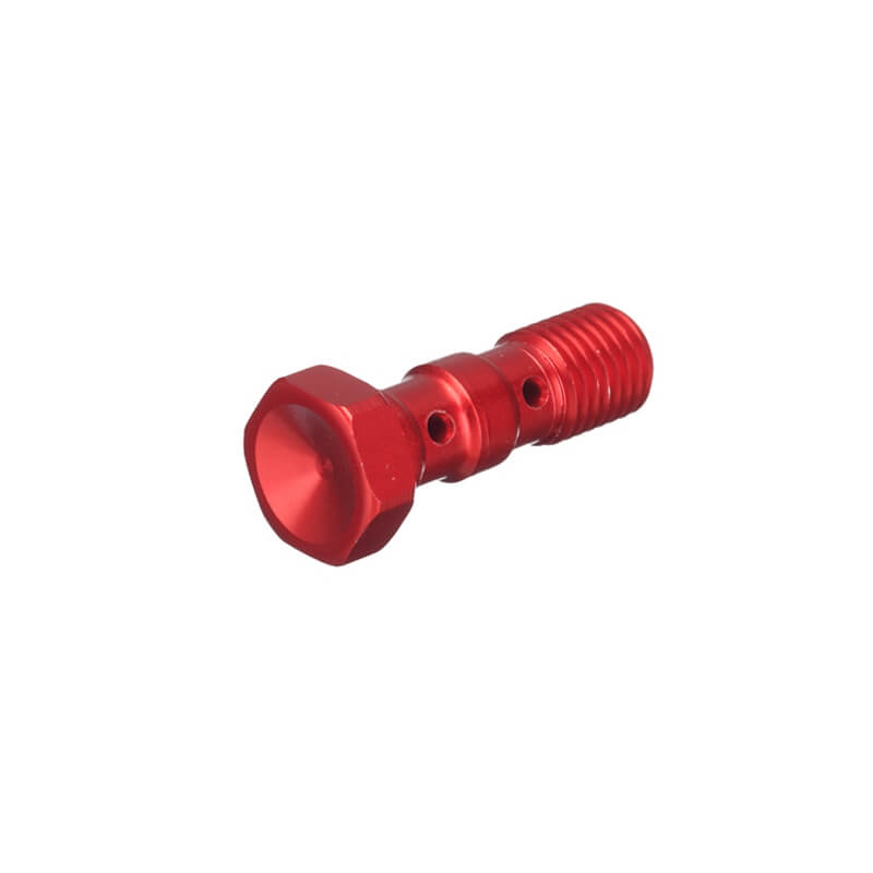 ABM Double banjo bolt M10x1,25, rouge
