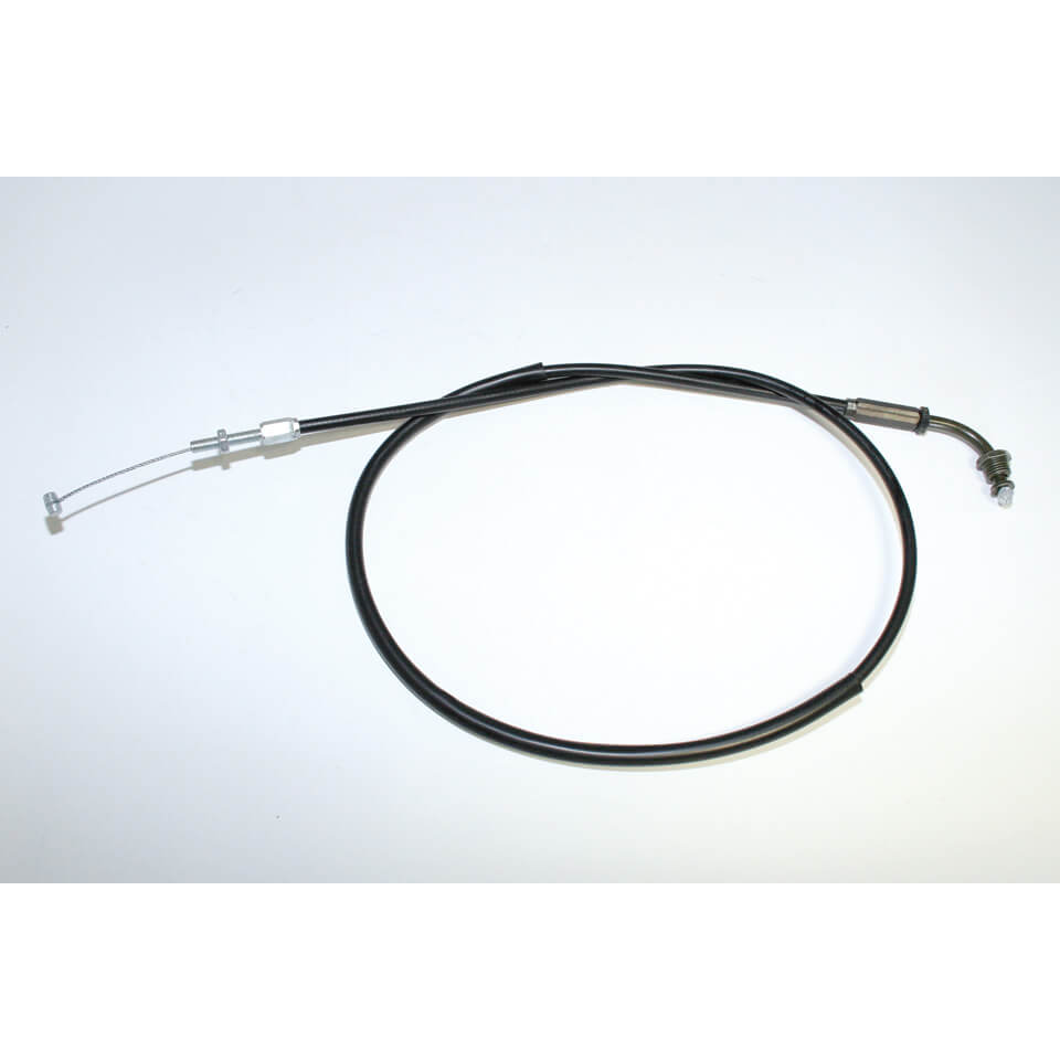 Throttle cable, open, YAMAHA SR 500 to 87, black, black Black unisex