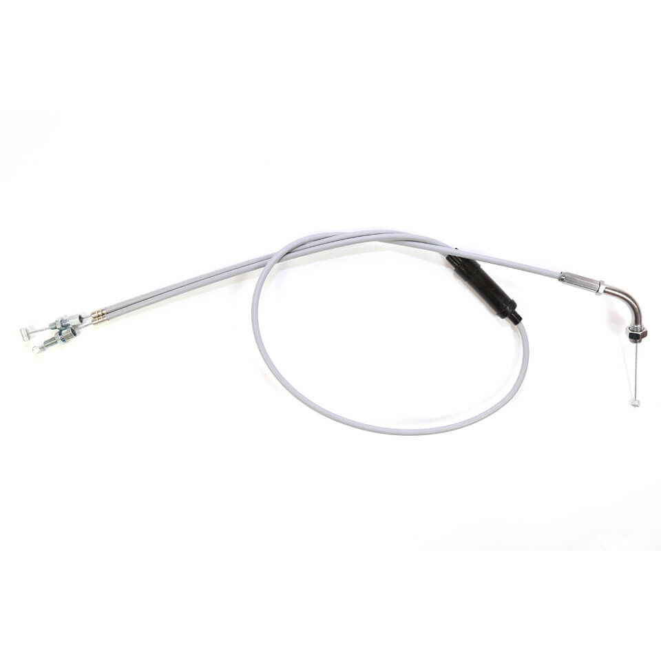 Open throttle cable A, HONDA CB450K, CB500T, black, black