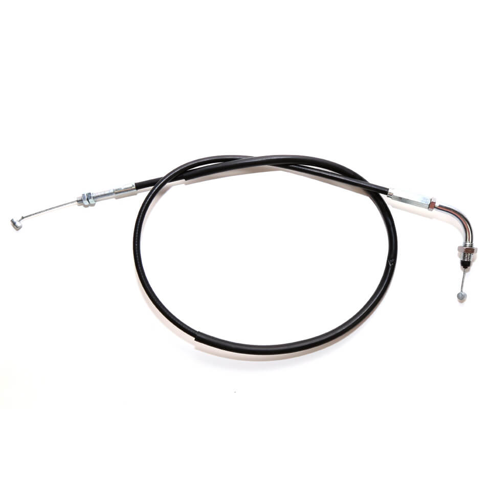 Throttle cable A, open, HONDA CB 750 Four 71-76, high suspension USA, black, black
