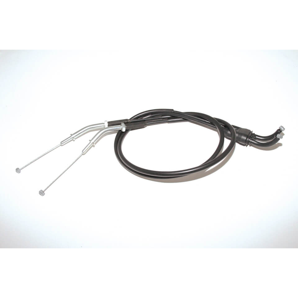 throttle cable set, KAWASAKI ZX 12 R, 00-06, black, black