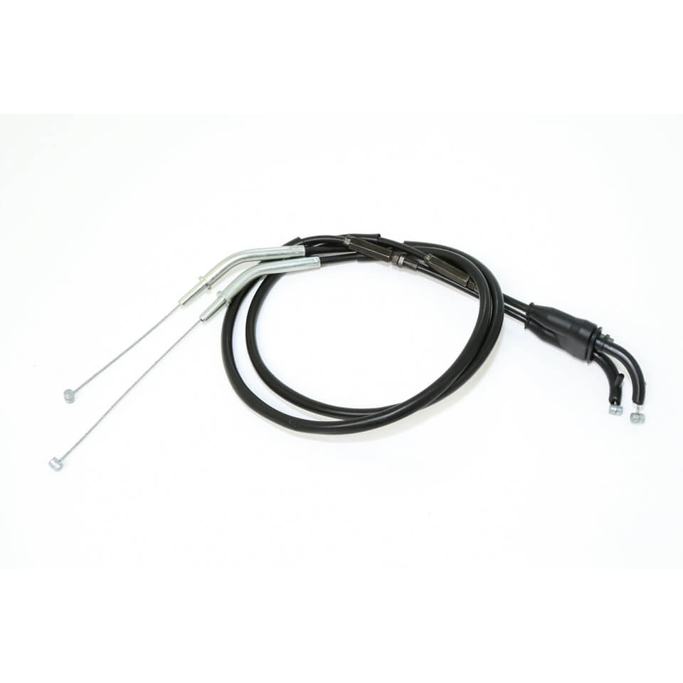 throttle cable set, KAWASAKI ZX 6 R, 00-02, black, black