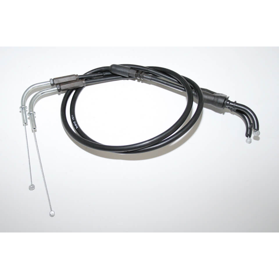 throttle cable set, KAWASAKI ZX 9 R, 98-03, black, black