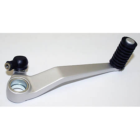 Gear lever Alu, with deflection SUZUKI, rigid, silver, silver