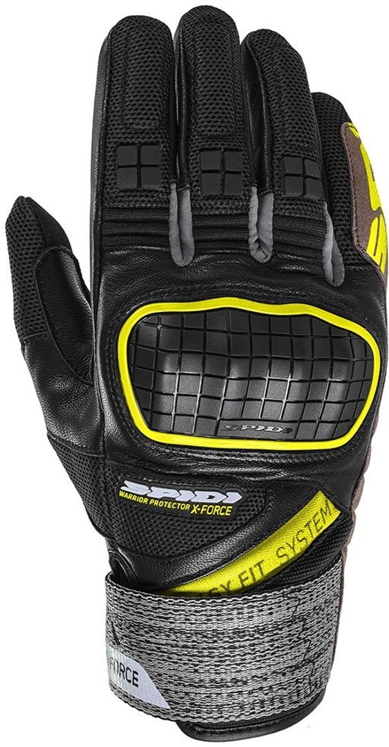 Spidi X-Force Gloves, black-yellow, Size XL, black-yellow, Size XL
