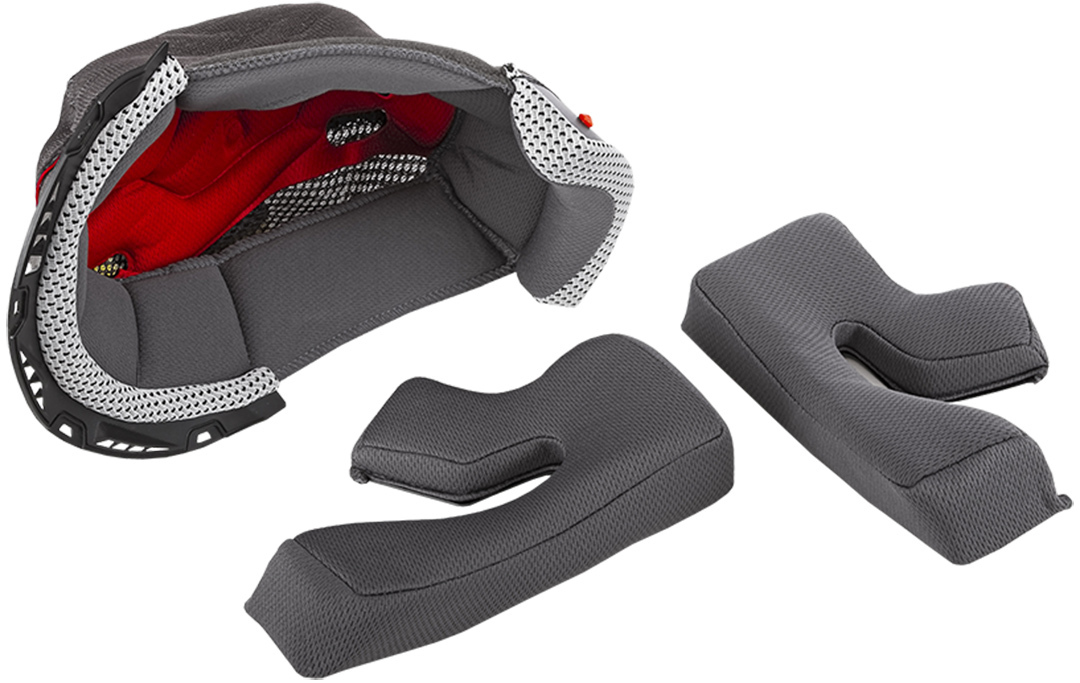 Oneal 3Series Liner & Cheek Pads, grey, Size XS, grey, Size XS