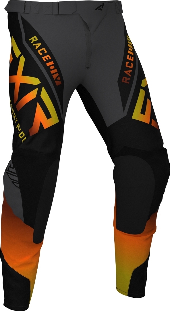 Image of FXR Helium MX Gear Pantaloni Motocross, nero-arancione, dimensione 30