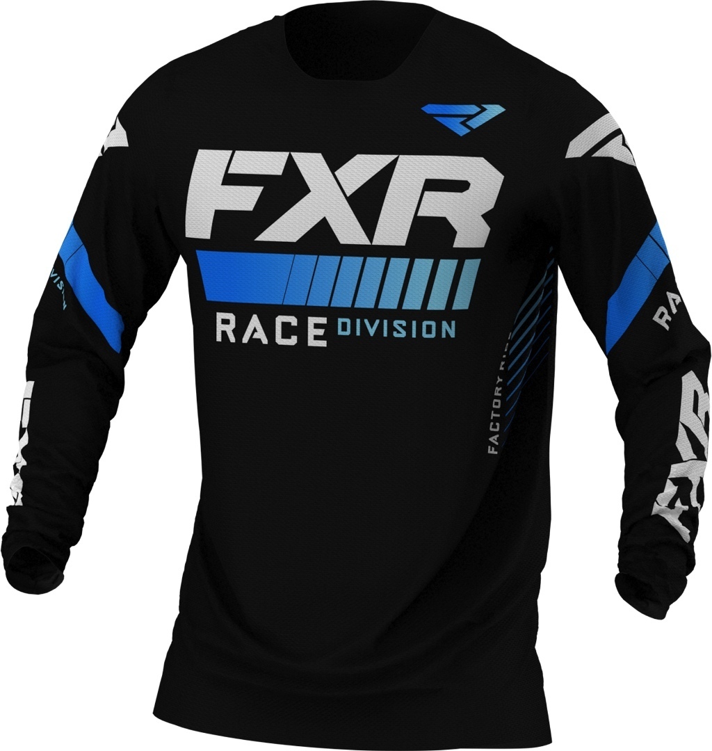 FXR Revo MX Gear Motocross Jersey, svart-blå, storlek XL