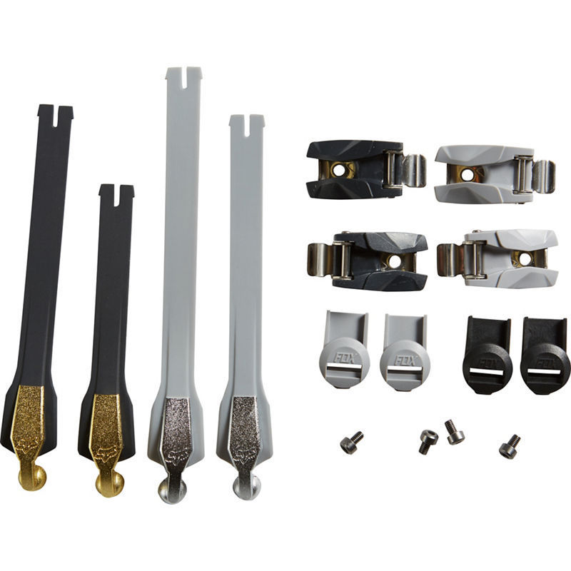 Fox Instinct Motocross Verschluss Set, grau, grau