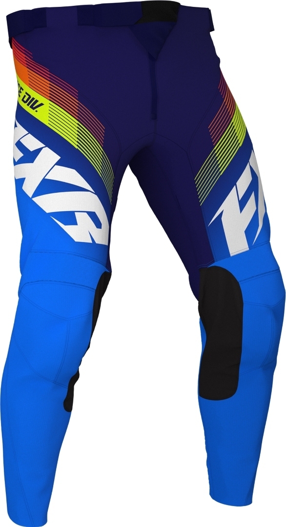 FXR Clutch MX Gear Youth Motocross Pants, white-blue, Size XL, white-blue, Size XL