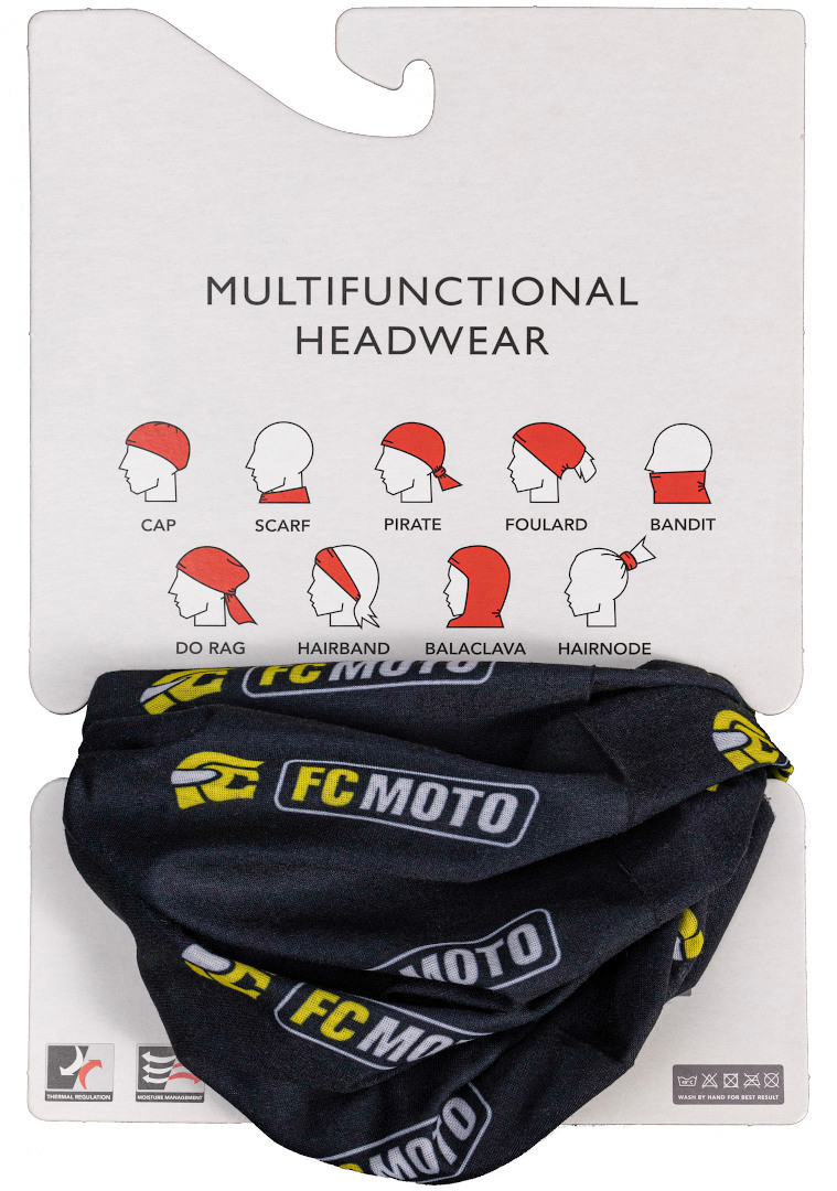 FC-Moto Logo Multifunktionstuch, schwarz-gelb, schwarz-gelb