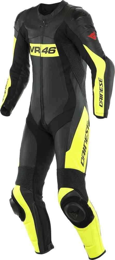 Dainese VR46 Tavullia de cuero motocicleta perforado de una pieza - mejores precios FC-Moto