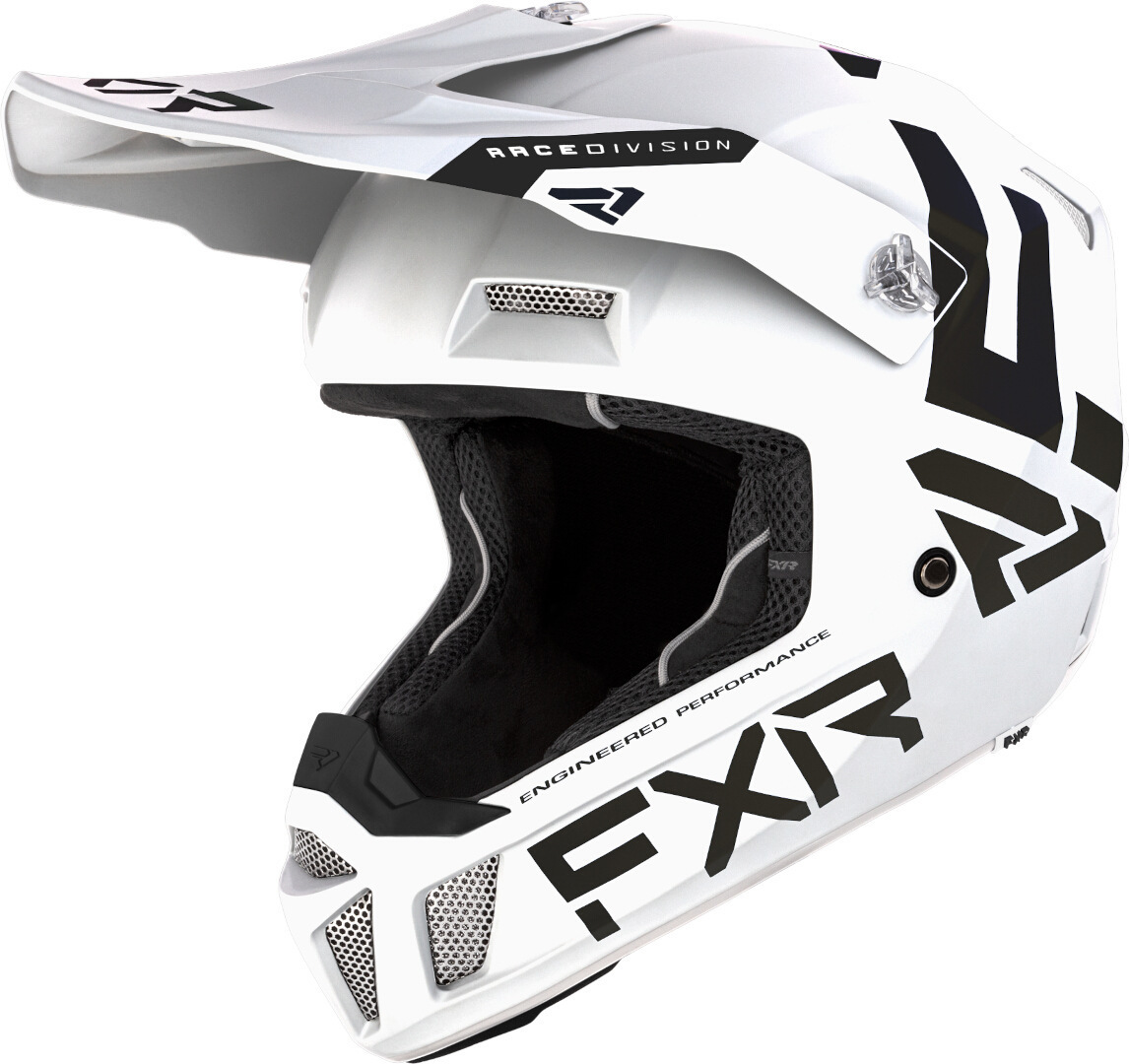 FXR Clutch CX MX Gear Motocross Helmet, black-white, Size S, black-white, Size S