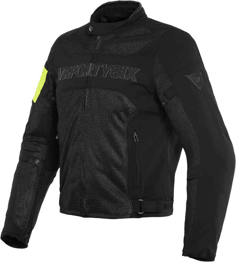 Dainese VR46 Grid Air Tex Perforert motorsykkel tekstil jakke