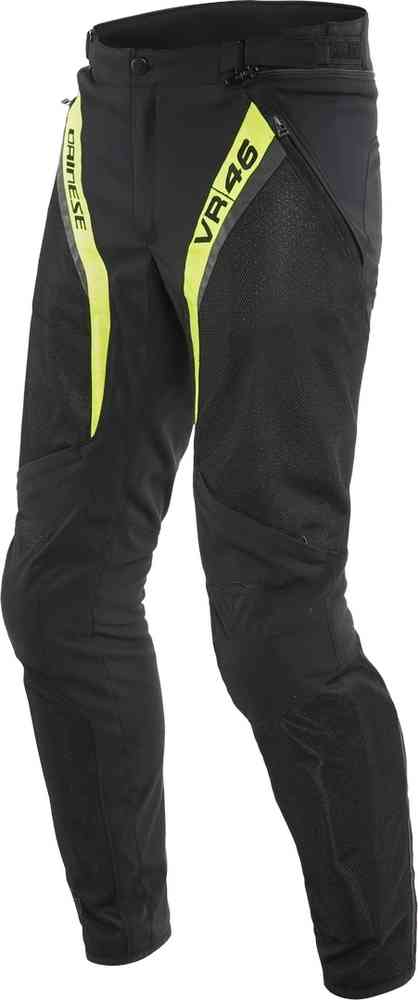 Dainese VR46 Grid Air Tex Perforierte Motorrad Textilhose